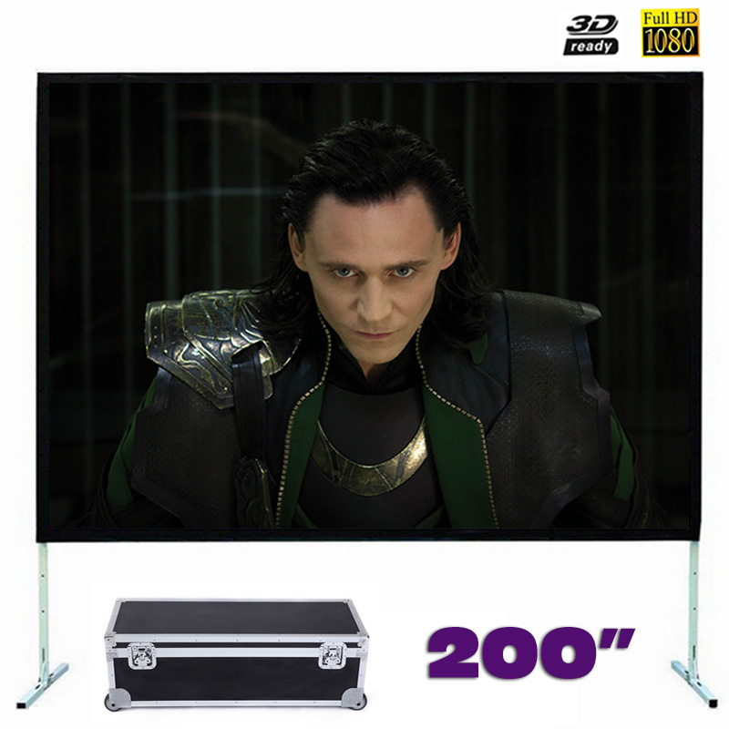 Fast Fold Front Projection Screen 200 Inch 16:9 Rratio